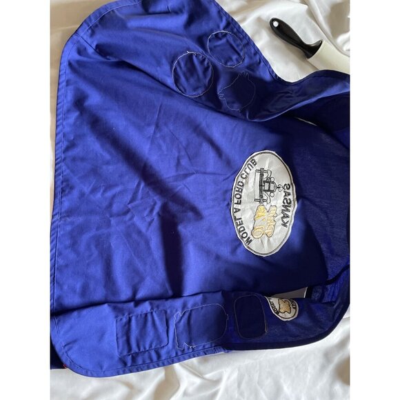 Vintage Kansas Model A Ford Club Vest W/ Patches Blue Unisex - Picture 6 of 9